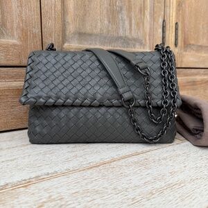Bottega Veneta Gray Olimpia Bag